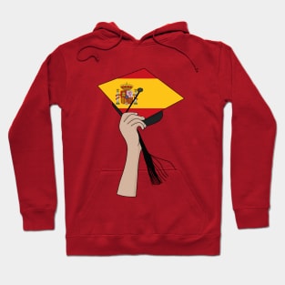 Holding the Square Academic Cap Spain Hoodie